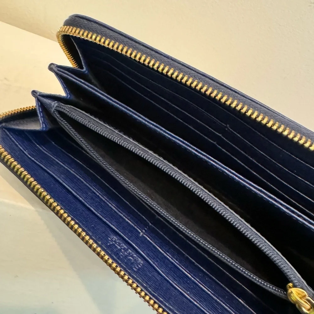 Authentic Furla EUC Wallet Royal Blue
